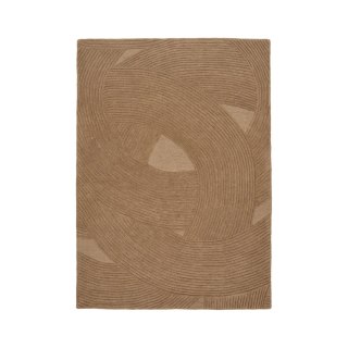 Dywan Pune brązowy wełniany 160x230 nowoczesny dywan do salonu ( Rozmiar: uniwersalny )