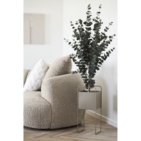House Nordic donica stalowa brązowa wysoka loftowa do salonu 54 cm ( Rozmiar: uniwersalny )