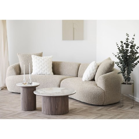 House Nordic donica stalowa brązowa wysoka loftowa do salonu 54 cm ( Rozmiar: uniwersalny )
