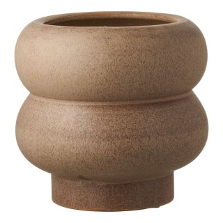 House Nordic doniczka ceramiczna brązowa boho do salonu 19 cm ( Rozmiar: uniwersalny )