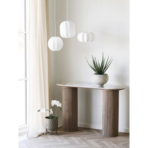 House Nordic doniczka ceramiczna szara okrągła dekoracyjna do salonu ( Rozmiar: uniwersalny )