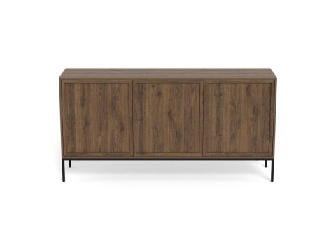 Komoda Palmdale dąb dymiony nowoczesna na czarnych nóżkach 80 cm ( Rozmiar: uniwersalny )