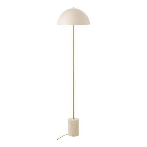 Lampa stojąca Sheffield marmurowa beżowa glamour do salonu 155 cm ( Rozmiar: uniwersalny )
