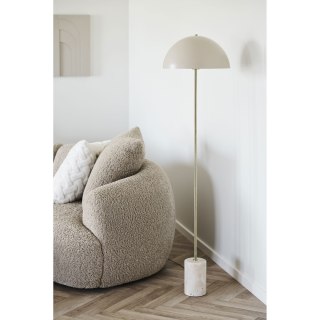 Lampa stojąca Sheffield marmurowa beżowa glamour do salonu 155 cm ( Rozmiar: uniwersalny )