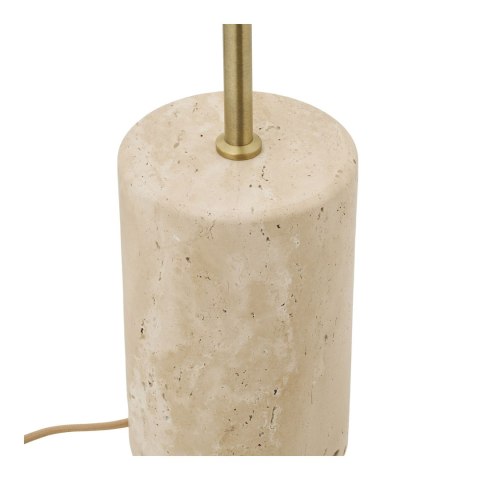 Lampa stojąca Sheffield marmurowa beżowa glamour do salonu 155 cm ( Rozmiar: uniwersalny )
