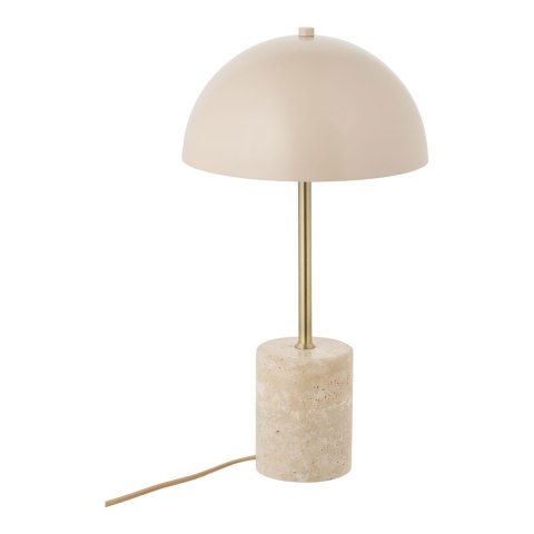 Lampa stołowa Sheffield marmurowa beżowa glamour do salonu i sypialni ( Rozmiar: uniwersalny )