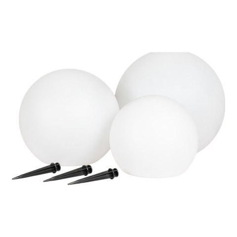 Lampion ogrodowy solar LED Lifton House Nordic biały zestaw 3 sztuki IP44 do ogrodu i na taras ( Rozmiar: uniwersalny )