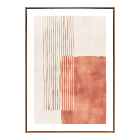 Obraz dekoracyjny Mina beżowo‑brązowy 50x70 boho do salonu House Nordic ( Rozmiar: uniwersalny )