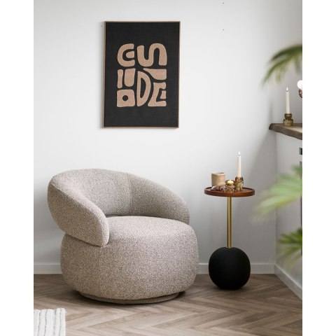 Obraz dekoracyjny Tine boho beżowo‑czarny 50x70 cm do salonu ( Rozmiar: uniwersalny )