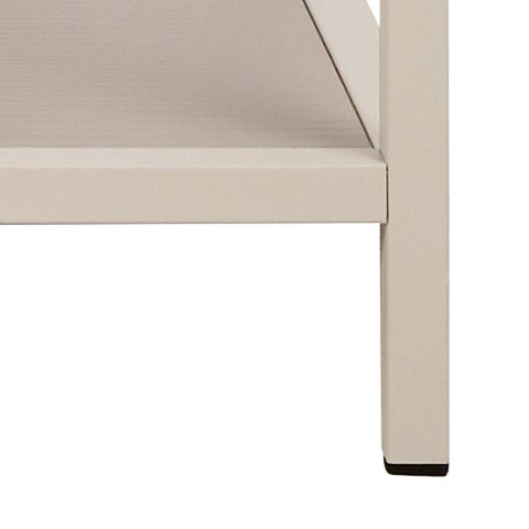 Regał loftowy Seaford V Actona beżowy na książki do salonu 114 cm ( Rozmiar: uniwersalny )