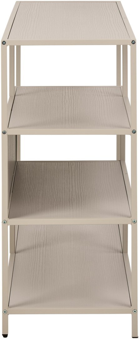 Regał loftowy Seaford V Actona beżowy na książki do salonu 114 cm ( Rozmiar: uniwersalny )