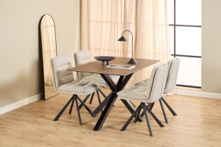 Stół Heaven Actona 135x80 nowoczesny ceramiczny do jadalni i salonu ( Rozmiar: uniwersalny )
