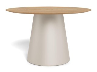 Stół okragły Soli 120cm dąb/kaszmir ( Rozmiar: uniwersalny )