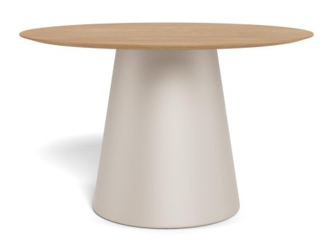 Stół okragły Soli 120cm dąb/kaszmir ( Rozmiar: uniwersalny )