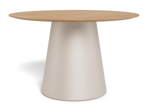Stół okragły Soli 120cm dąb/kaszmir ( Rozmiar: uniwersalny )