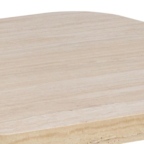 Stolik kawowy Solano 60x60 beżowy trawertyn nowoczesny do salonu ( Rozmiar: uniwersalny )
