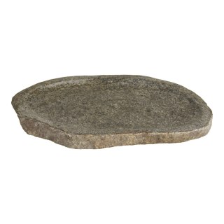 Taca dekoracyjna kamienna Gara owalna naturalna do serwowania 30x25 cm ( Rozmiar: uniwersalny )