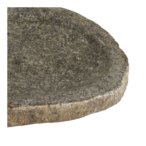 Taca dekoracyjna kamienna Gara owalna naturalna do serwowania 30x25 cm ( Rozmiar: uniwersalny )