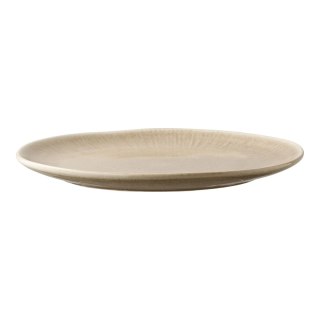 Zestaw talerzy obiadowych Viola 27 cm beżowy ceramiczny do jadalni ( Rozmiar: uniwersalny )