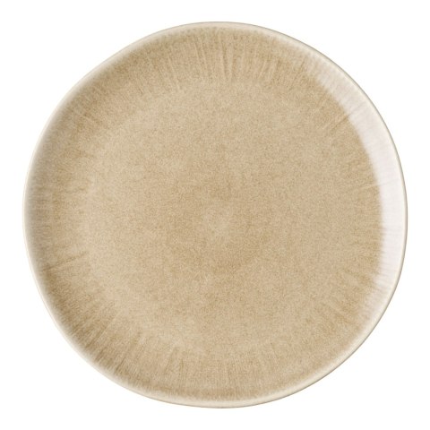Zestaw talerzy obiadowych Viola 27 cm beżowy ceramiczny do jadalni ( Rozmiar: uniwersalny )