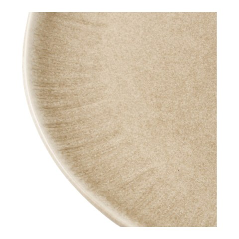 Zestaw talerzy obiadowych Viola 27 cm beżowy ceramiczny do jadalni ( Rozmiar: uniwersalny )