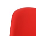 CZERWONE KRZESŁO PRO LAST, NOWOCZESNE, NIETYPOWE, DO JADALNI, DO KUCHNI