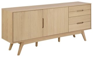 Komoda Marte Actona skandynawska dębowa biała olejowana 180 cm do salonu ( Rozmiar: uniwersalny )