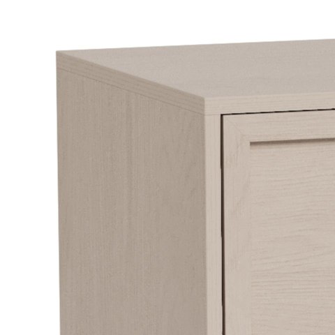 Komoda Palmdale szara nowoczesna z szufladami 80 cm do salonu ( Rozmiar: uniwersalny )