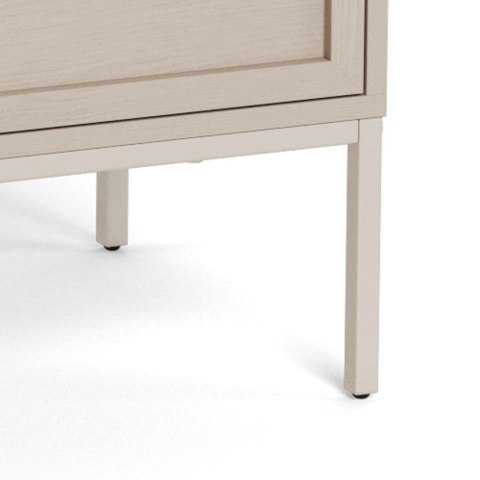 Komoda Palmdale szara nowoczesna z szufladami 80 cm do salonu ( Rozmiar: uniwersalny )