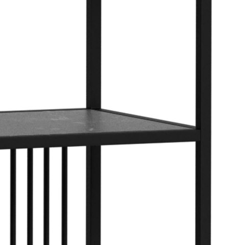 Regał loftowy Strington czarny metalowy na książki 120 cm Actona ( Rozmiar: uniwersalny )