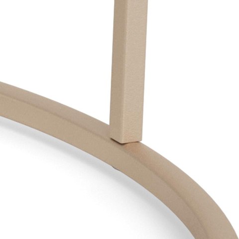 Seaford stolik kawowy okrągły szary nowoczesny metalowy 80 cm ( Rozmiar: uniwersalny )
