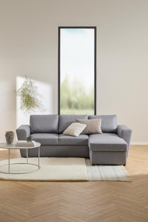 Seaford stolik kawowy okrągły szary nowoczesny metalowy 80 cm ( Rozmiar: uniwersalny )