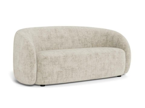 Sofa 2,5-osobowa Lodi beżowa nowoczesna tapicerowana do salonu ( Rozmiar: uniwersalny )