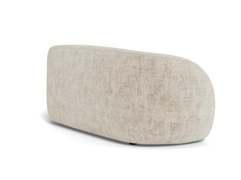 Sofa 2,5-osobowa Lodi beżowa nowoczesna tapicerowana do salonu ( Rozmiar: uniwersalny )