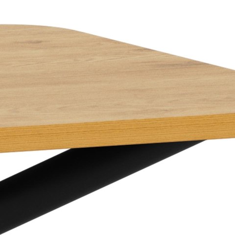 Stół Levanto 160x90 dąb do jadalni nowoczesny loftowy Actona ( Rozmiar: uniwersalny )
