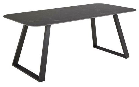 Stół do jadalni Antalya 180x90 nowoczesny czarny ceramiczny blat ( Rozmiar: uniwersalny )