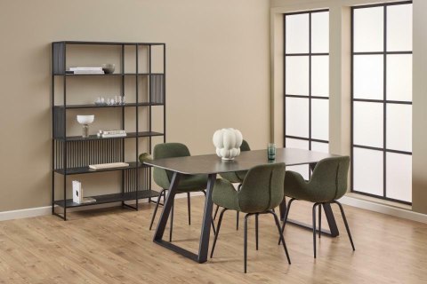 Stół do jadalni Antalya 180x90 nowoczesny czarny ceramiczny blat ( Rozmiar: uniwersalny )