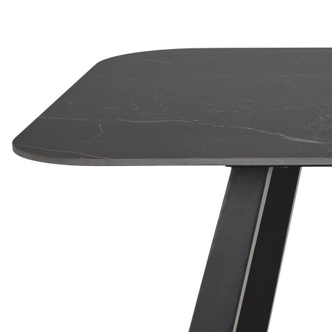 Stół do jadalni Antalya 180x90 nowoczesny czarny ceramiczny blat ( Rozmiar: uniwersalny )