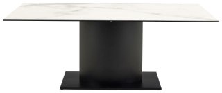 Stół do jadalni Marbella 200x100 biały ceramiczny nowoczesny Actona ( Rozmiar: uniwersalny )