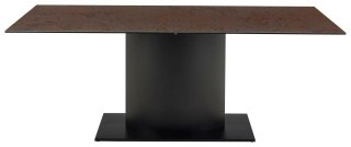 Stół do jadalni Marbella 200x100 nowoczesny ceramiczny brązowy ( Rozmiar: uniwersalny )