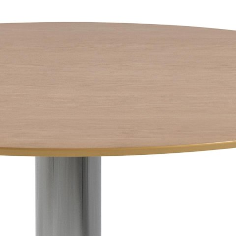 Stół okrągły Ibiza 80 cm dąb do jadalni i kuchni nowoczesny ( Rozmiar: uniwersalny )