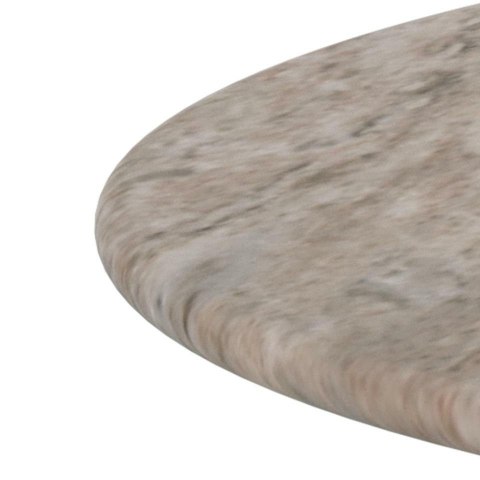 STOLIK KAWOWY OKRĄGŁY 80 CM LUMINA, ŁAWA, SZARY MARMUR, DO SALONU, LOFT