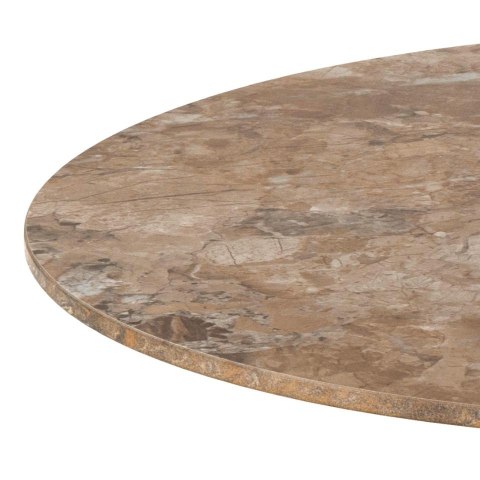 Stolik kawowy Malta okrągły 60 cm beżowy ceramiczny nowoczesny ( Rozmiar: uniwersalny )
