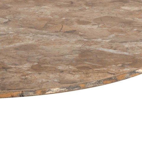 Stolik kawowy Malta okrągły 60 cm beżowy ceramiczny nowoczesny ( Rozmiar: uniwersalny )