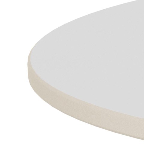 Stolik kawowy Santorini 70 cm okrągły biały ceramiczny do salonu ( Rozmiar: uniwersalny )
