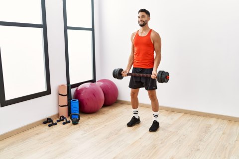 Hantle regulowane 2x15 kg sztanga zestaw 30 kg gryf MOVEPRO