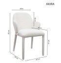 Krzesło AKIRA beżowe