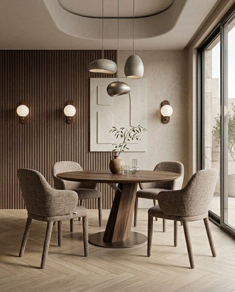 Krzesło AKIRA brązowe