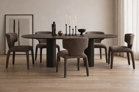 Krzesło APULIA brązowe