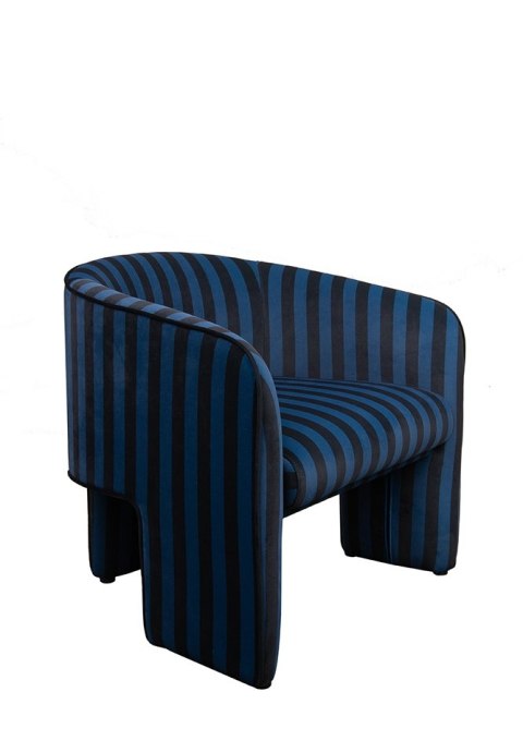 MaMaison fotel JOLIE niebieski / czarny